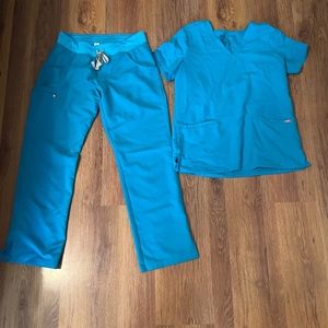 Figs teal scrubs